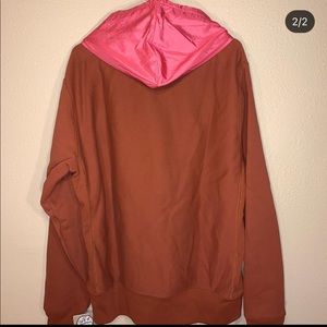 champion rust hoodie